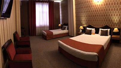 اتاق سه تخته هتل پارک سعدی شیراز اتاق سه تخته هتل پارک سعدی شیراز